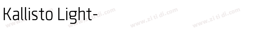 Kallisto Light字体转换